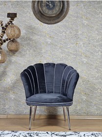 Resim SEVİNÇ MOBİLYA gümüş papatya çay seti tekli, tekli berjer, tekli oturak, bahçe mobilyası teklisi 