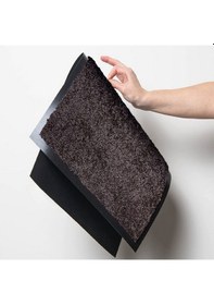 Resim Kahve Rengi İç Ve Dış Mekan Kapı Önü Paspası 60x80 