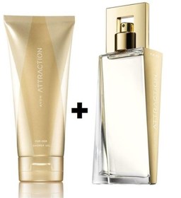 Resim AVON Attraction Kadın Parfüm EDP 50 ml + Attraction For Her Vücut Losyonu 150 ml 