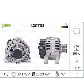 Resim Valeo 12V Alternatör Dinamo 90 A L-Dfm 4 Ayak Cıtroen Berlıng N11.1200 