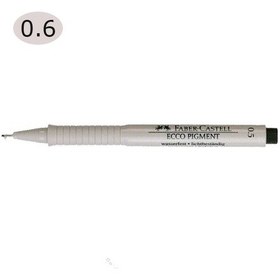 Resim Faber-Castell Çizim Kalemi Ecco Pigment 0.6 MM Siyah 10 Adet 