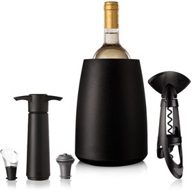Resim Vacu Vin Elegant Şarap Soğutucu Seti 5 Parça 