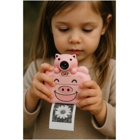 Resim Kanonik Education Kameralı Fotoğraf Yazıcısı Pembe Renk 