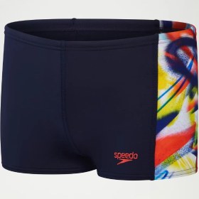 Resim Speedo Digital Panel Aquashort Erkek Çocuk Mayo Siyah 