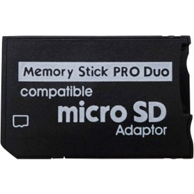 Resim POPKONSOL Memory Stick Pro Duo Çevirici Adaptör Psp Hafıza Kartı Dönüştürücü Ms Adaptör 