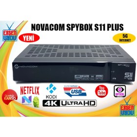 Resim Novacom Spybox S11 Plus 5G Cı Turbo 4K Uhd Android Uydu Alıcısı 