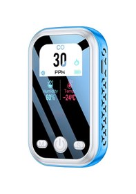 Resim Youmex Taşınabilir 3'lü Hava Kalitesi Dedektörü - Co, Sıcaklık Ve Nem Ölçer, Büyük Renkli Ekran 