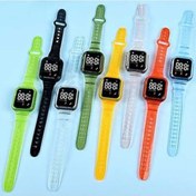 Resim Yingfu Moda Spor Siyah Çocuklar Led Dijital Saat Su Geçirmez Büyük Ekran Kol Saati Erkek Kız Elektronik Saat Siyah 