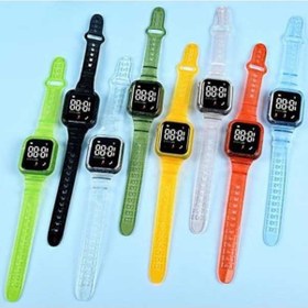 Resim Yingfu Moda Spor Siyah Çocuklar Led Dijital Saat Su Geçirmez Büyük Ekran Kol Saati Erkek Kız Elektronik Saat Siyah 