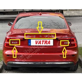 Resim S60 2.0 B5 Ultimate Bright 2022 Uyumlu B5-s60 Ve Volvo Bagaj Yazısı Seti 
