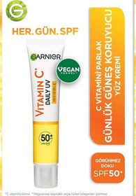 Resim Garnier c vitamini günlük uv korumalı güneş yüz kremi spf50 görünmez doku 40ml 