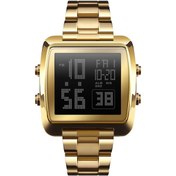 Resim Sones Skmeı 1250 Erkek Açık Hava Su Geçirmez Spor Dijital Saat Çok İşlevli Saat Altın/kırmızı 