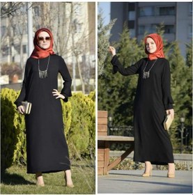 Resim Morsalkımhome Zerafet Tesettür Elbise (Kolye Hediyeli) 335208280 