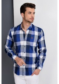 Resim G662 Dewberry Erkek Gömlek-lacivert-mavi Lacivert-mavi 