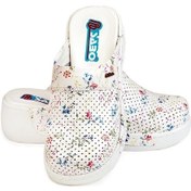 Resim Çiçek Desenli Sabo Terlik Çok Renkli 