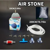 Resim Willowhaven 10cm Nano Oksijen Bubble Taşı Seti - 2m Hortum Ve Aksesuarlı Akvaryum Hava Taşı 