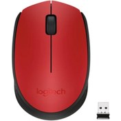 Resim logitech M171 USB Kırmızı Kablosuz Mouse 