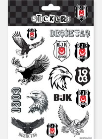 Resim Beşiktaş Sticker Seti Kartal - Lisanslı Orijinal 