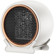 Resim Küçük Ve Verimli Fanlı Taşınabilir Elektrikli Isıtıcı Beyaz 