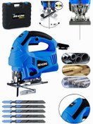 Resim Dragro Germany Technology 4000 Watt Lazerli Profesyonel Devir Ayarlı Dekupaj Testere Çantalı 5 Uçlu 