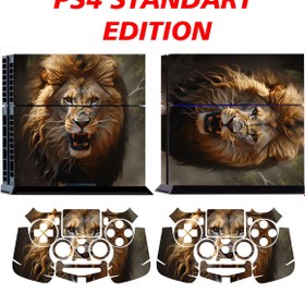 Resim KT Decor Aslan Playstation 4 Full Sticker Kaplama Seti 