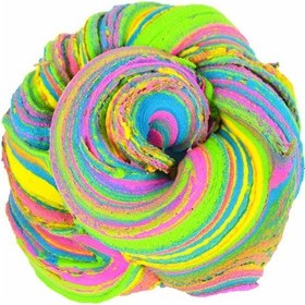 Resim Butter Cloudz Rainbow Slime 380gr. İle Çek, Sık, Uzat: Stresi Atmanın En Renkli Yolu Çok Renkli 