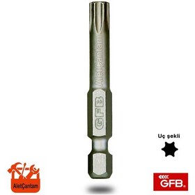 Resim Bits Uç Tork Uç Vidalama Ucu Torx Matkap Ucu T10 X 50 Mm 