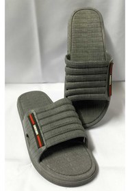 Resim Gezer GRİ Kaymaz Tabanlı Deniz, Plaj, Banyo, Havuz, Wc, Günlük Erkek Terlik 