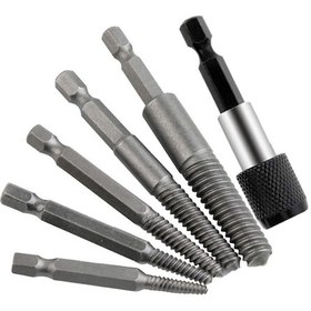 Resim 5405 Bits Saplı Hasarlı Vida Sökücü 6 Parça 