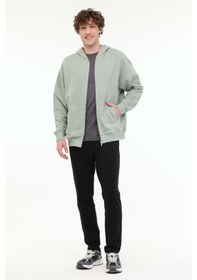 Resim Lumberjack Mb Ros 18hs112 5fx Pastel Hakı Erkek Eşofman Üstü Haki 