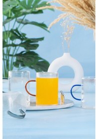 Resim Acar Line 4 Lü Cam Bardak - 260 Ml 