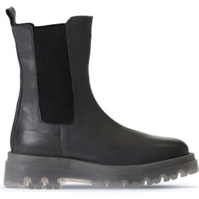 Resim Bueno Shoes Gri Deri Kadın Dolgu Topuklu Bot 01WV1510 01WV1510 