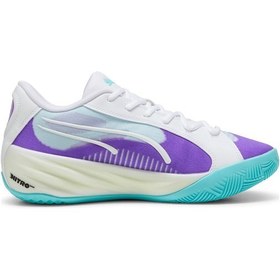 Resim Puma All Pro Nıtro Erkek Beyaz Basketbol Ayakkabısı 30968902 001 