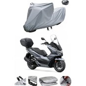 Resim Wovex Honda Pcx 125-150 Motosiklet Brandası Topcase Arka Çanta Uyumlu Branda Örtü 