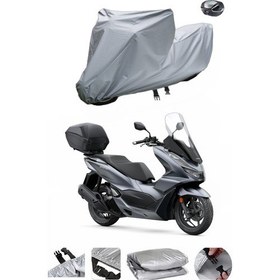 Resim Wovex Honda Pcx 125-150 Motosiklet Brandası Topcase Arka Çanta Uyumlu Branda Örtü 