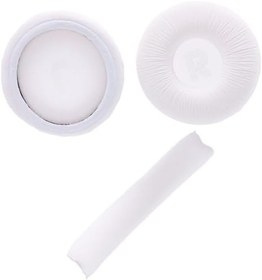 Resim NA Deal4GO Kulaklık Kulaklıkları w/Kafa Bandı Kapağı Kulak Yastıkları JBL Tune 500 510 520 560 590 450BT Kulaklık için Yedek (Beyaz) 