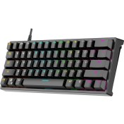 Resim 61KEYS Mekanik Oyun Klavyesi Rgb Windows/android Mini Için Aydınlatılmış (Yurt Dışından) 