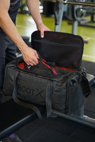 Resim ROOTX Duffel Bag Silindir Çanta Siyah 40 L 