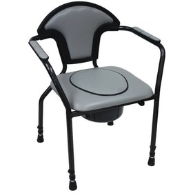 Resim 30102 Open Klozetli Sandalye Boy Ayarlı Gri Renk 