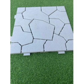 Resim Plastik Deck – Taş Desen Zemin Kaplama Karosu (50X50 Cm) (4 Adet) 