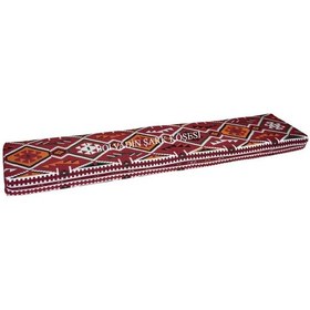Resim Erbasonline Mnd306-402 Şark Köşesi Bordo Halı Desenli Minder 120X40X10 Cm 