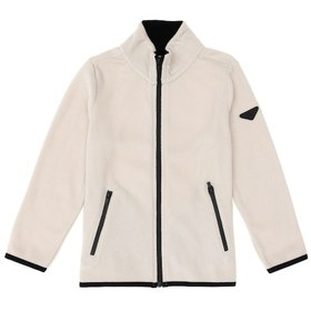 Resim U.S. Polo Assn. - Erkek Çocuk Fermuarlı Taş Polar Sweatshirt 50298067-VR049 