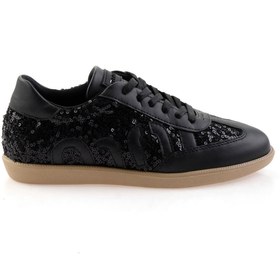 Resim Bambi Siyah Kadın Sneaker K01179888853 