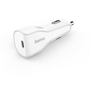 Resim Hama USB - C girişli araba şarj aleti Typ-c 3A 27W hızlı şarj beyaz kalite Marka 
