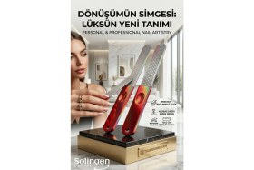 Resim Creatividad Solutions 2'li Lazer Kesim Çelik Törpü - Ömürlük Manikür Sanatı Soligen Professional 723060 