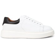 Resim Deery Erkek Hakiki Deri Beyaz Sneaker Ayakkabı 