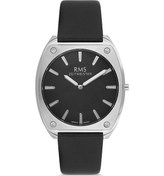 Resim Rms Zeitmeister Rms.1.ag1636.03 Safir Camlı Deri Kordon Çelik Kasa 5 Atm Suya Dayanıklı Siyah Renk Erkek Kol Saati Metalik 