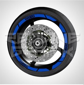 Resim Yamaha Fosforlu Reflektif Jant Şeridi Mavi 