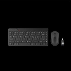 Resim Teknoteg - A4 Tech Fg2200 Aır2 2.4 Siyah Qmini Fn-mm Kablosuz Sessiz Set Diğer 
