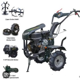 Resim Kaan 36S-S3 9 HP 3+1 Benzinli Çapa Makinesi 